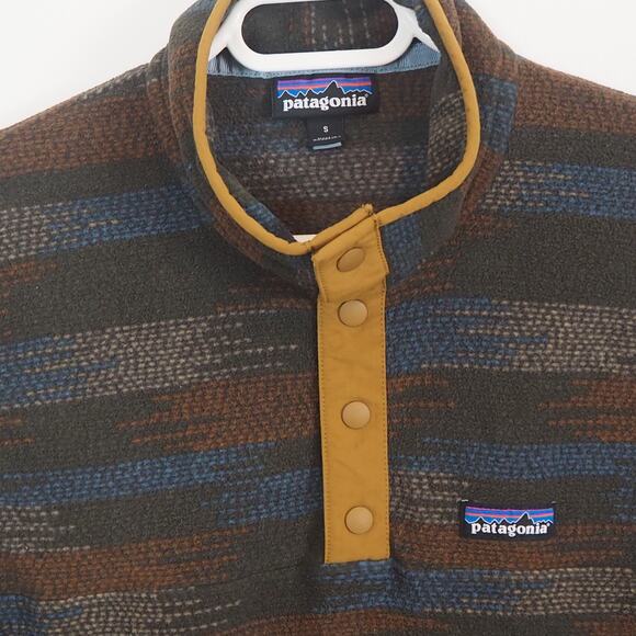 Patagonia® Worn Wear Micro D Snap-T Mens S Pullover Style # 26165 - Picture 2 of 12